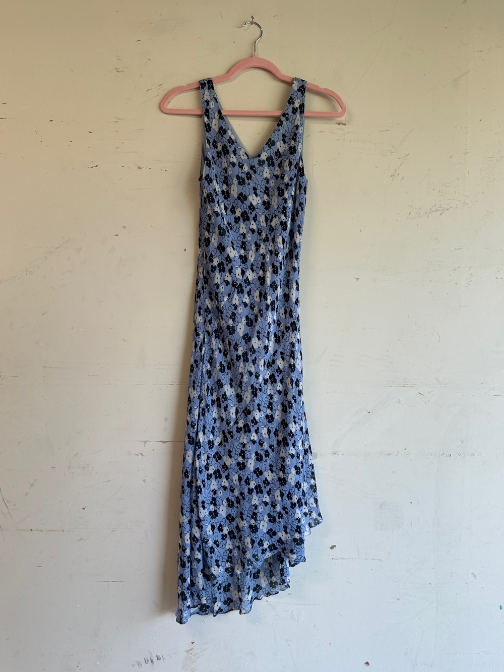 Ralph Lauren silk floral asymmetrical summer dress